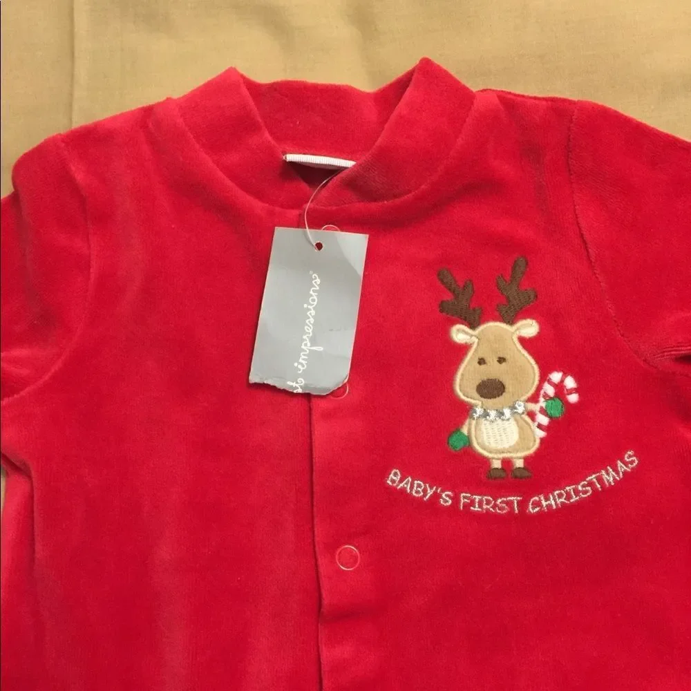 First Impressions christmas onsie